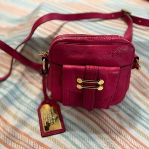 Ralph Lauren Pink Leather Crossbody